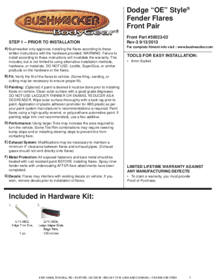 Installation Manual